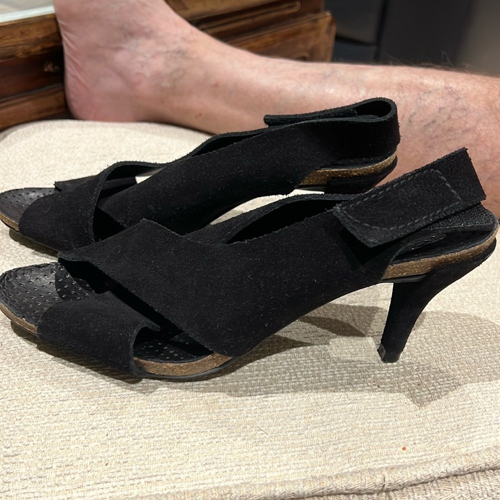 Pedro Garcia Black Suede Heel